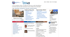 Desktop Screenshot of e-accessibilitytoolkit.org