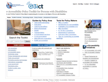 Tablet Screenshot of e-accessibilitytoolkit.org